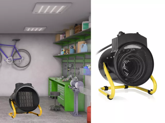 Leiser Industrieheizlüfter für Garage Baustellenheizung Elektro Garagenheizung