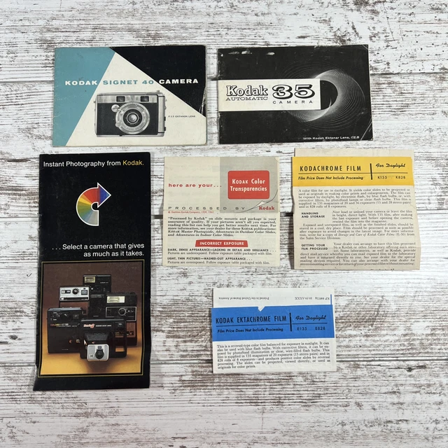 Vintage Manuals & Guides, Vintage Movie & Photography