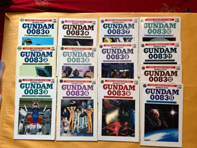 Gundam 0083 Anime Comics 1-13 Serie Completa Granata Press Ottimi Rari Affare