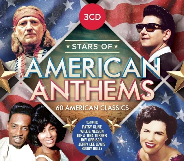 Stars Of American Anthems (Chuck Berry, Jerry Lee Lewis,...)  3 Cd Neuf