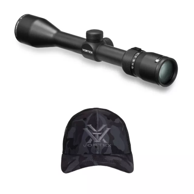 Vortex Diamondback 4-12x40 Riflescope (Dead-Hold BDC MOA Reticle) with Camo Cap