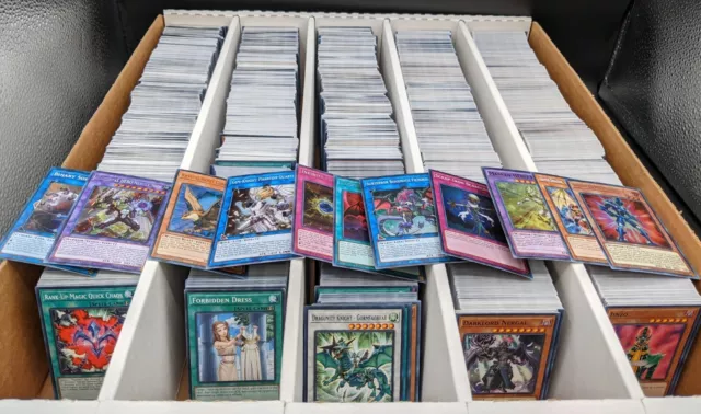 🔥Yugioh 500+ Cards Random Bulk Lot Contains 50+ Rares Holo Foils Mystery Pack