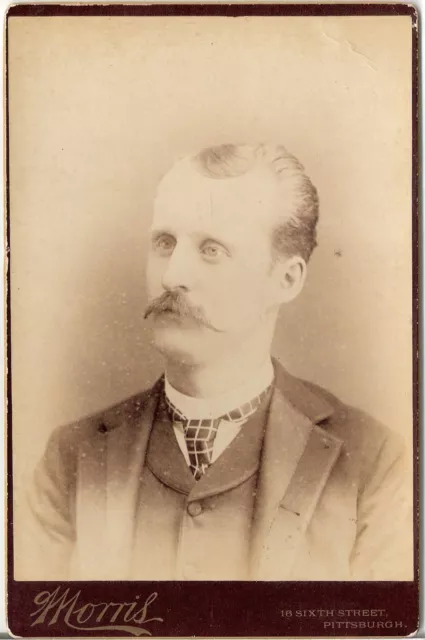 CAB photo Feiner Herr - Pittsburgh 1880er