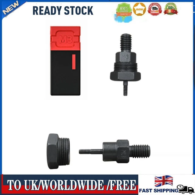 Rivets Nuts Insert Flat Head Threaded for Hand Riveter Gun Tools (M3)