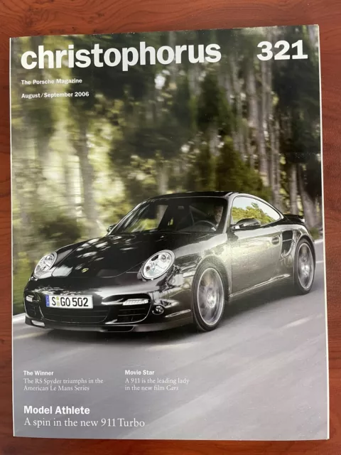 CHRISTOPHORUS PORSCHE MAGAZINE Ed. 372 Boxster Spyder 911 Targa 959 Mark  Webber $19.99 - PicClick AU
