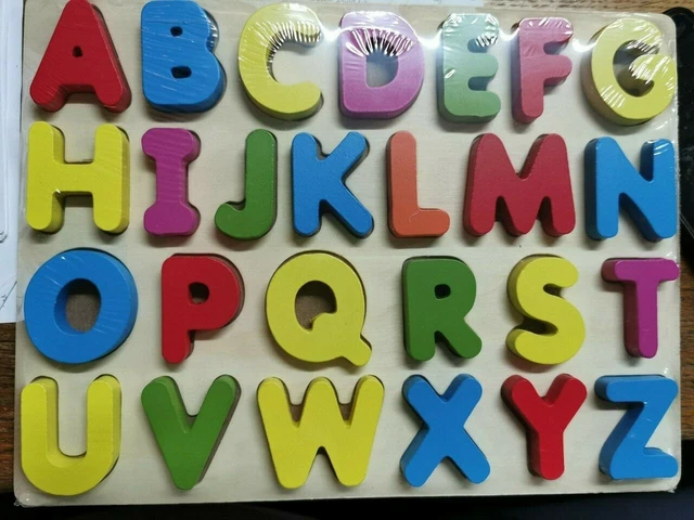 Puzzle éducatif En Bois - Lettres Et Chiffres Alphabet Pour Enfants (1-7 Ans)