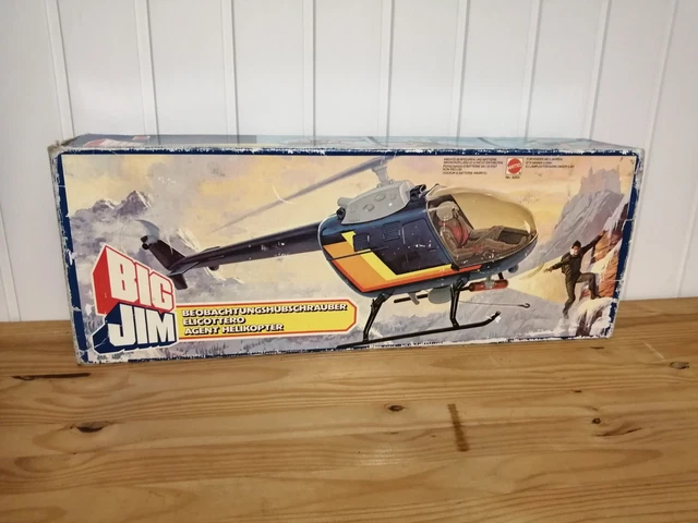 HELICOPTER AS WELL AS DOLL, Big Jim NX-9901, Mattel inc. Toys - Toys