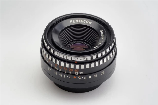 Pentacon f. M42 2.8/50mm Orestor Zebra Domiplan Type (1679765542)