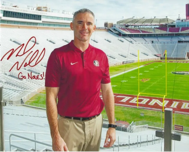 MIKE NORVELL Signed 8x10 Photo Signed REPRINT Football Coach FLORIDA STATE