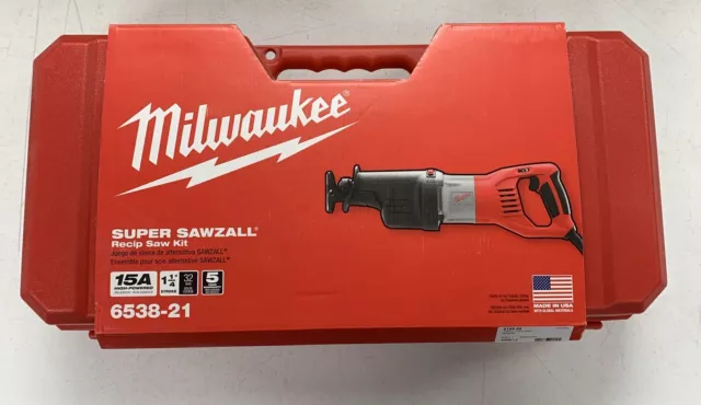 Milwaukee 6538-21 Super Sawzall Reciprocating Saw