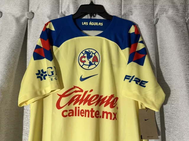 Club America 23/24 Home Nike Stadium Soccer Jersey Size Large DX2682-707 2