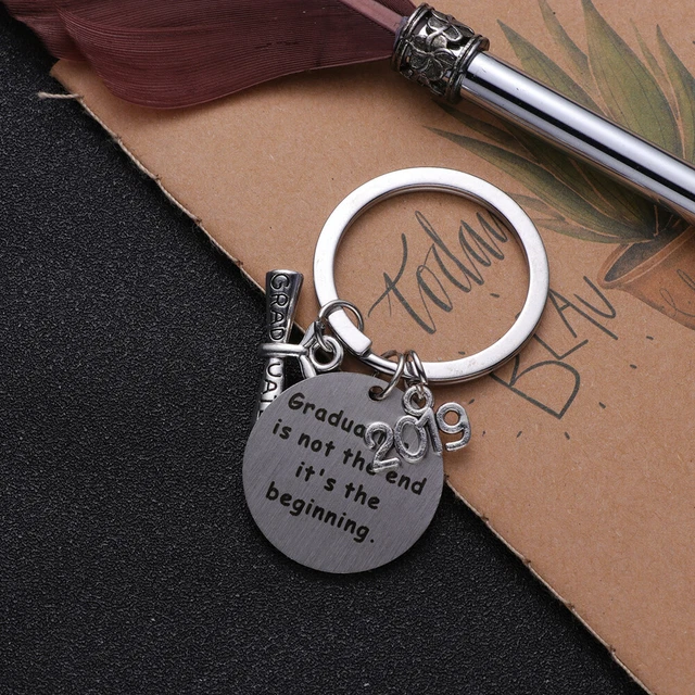 2019 Graduation Hanging Pendant Keychains Metal Keychain Key Chain 4