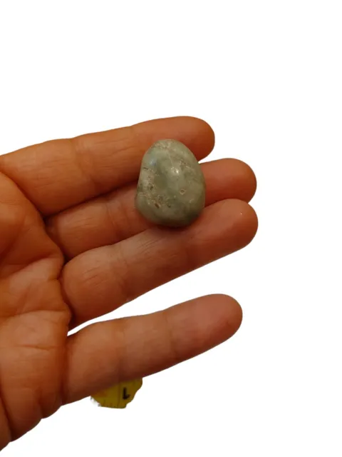 Pre-columbian Mayan Jade Bead Pendant