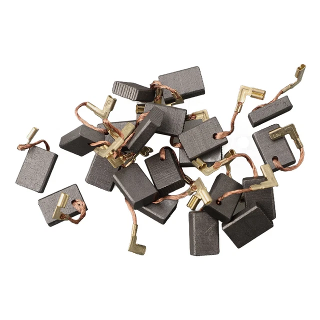 Lot De 10 Balais De Charbon (balais Carbone) Pour Meuleuse D'angle Et Outils électriques - Dimensions 17x11x7mm