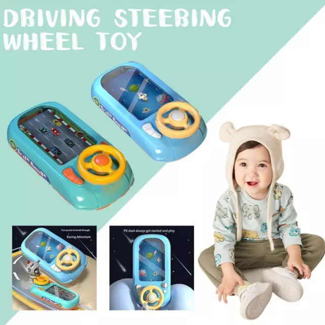 Kids Steering Wheel Driving Game Electric Driving Simulation X1 New Toy X0Z0
