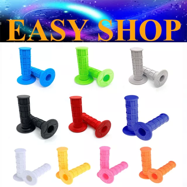 7/8" Hand Grip Pro Handle Bar Grip For Pocket Mini Dirt Pit Bike ATV Motorcycle