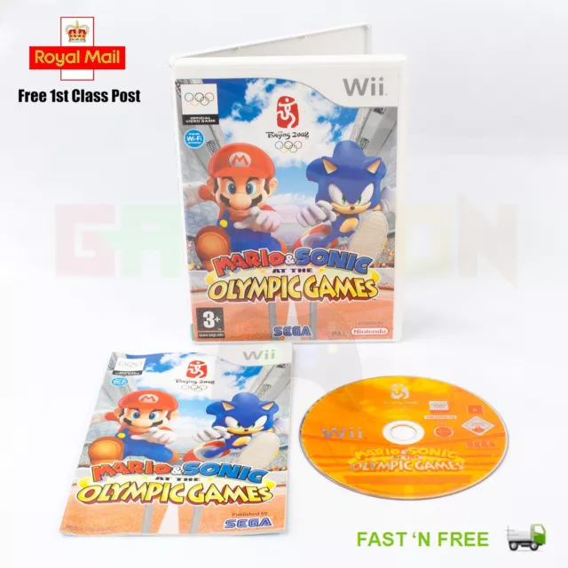 Mario & Sonic At The Olympic Games Nintendo Wii (PAL) Game Complete