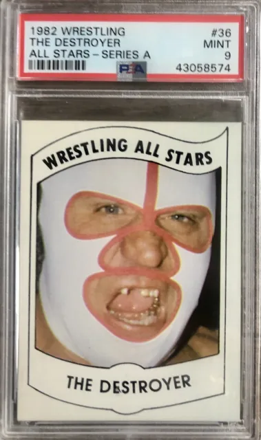 1982 Wrestling All-Stars Series A #36 The Destroyer Psa 9