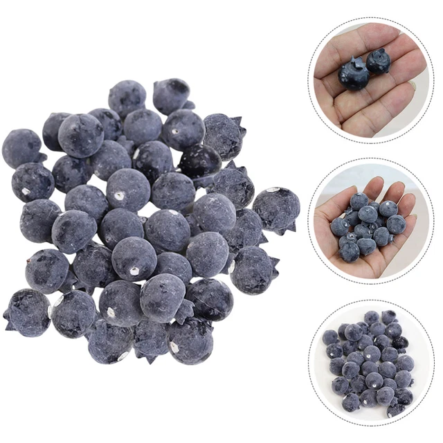 50pcs faux fruit bricolage artisanal bleuette de cuisine décor de cuisine bluebe