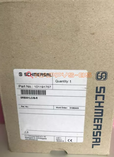 1 pz relè di sicurezza Schmersal Srb301lc/B-r 101191757 nuovo