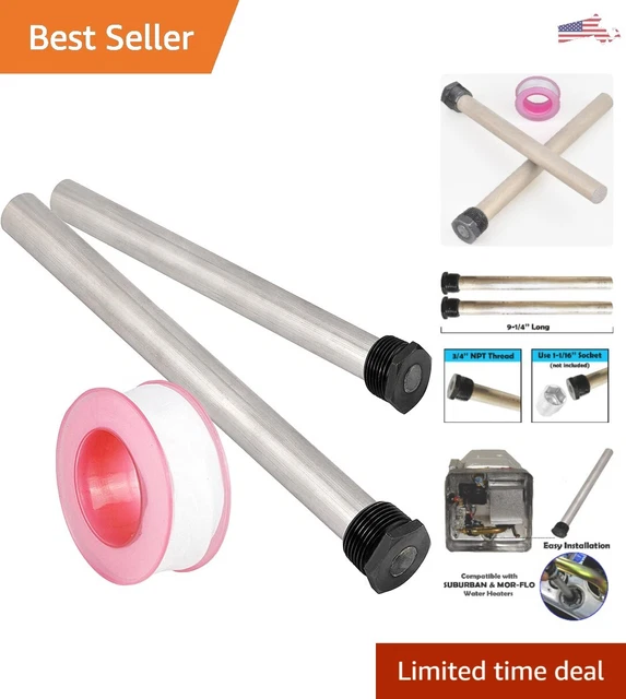 HIGHPERFORMANCE RV WATER Heater Set of 2 Universal Magnesium Anode