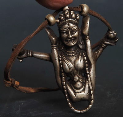 Tibet Buddhist Yoga Dakini Amulet! Tantra Consort Prayer Auspicious Pendant