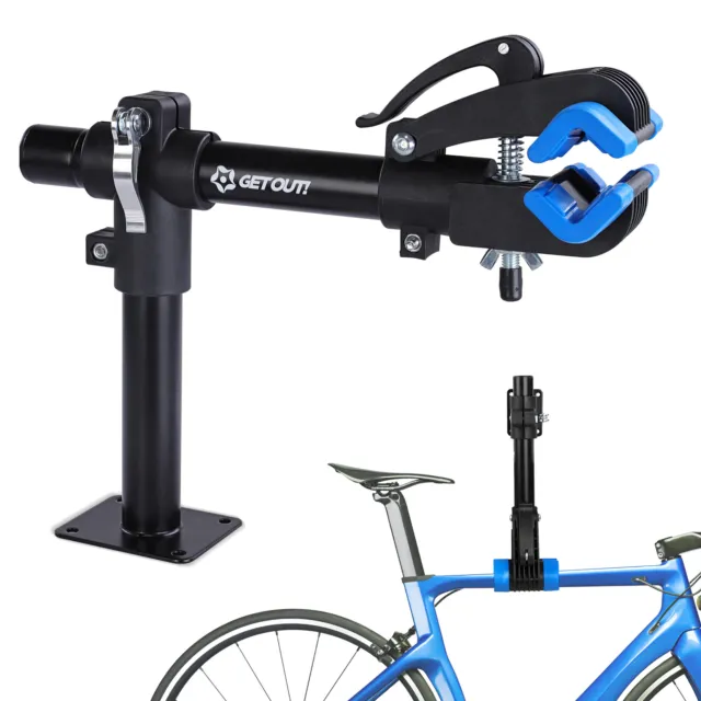 Get Out! Bike Stand for Maintenance - Wall or Benchtop Bike Mount for Repairs