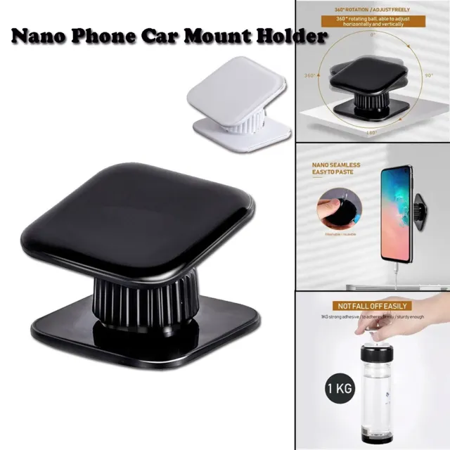 Nano Phone Car Mount Holder 360-Degree Rotation Reusable Nano Magic Sticker