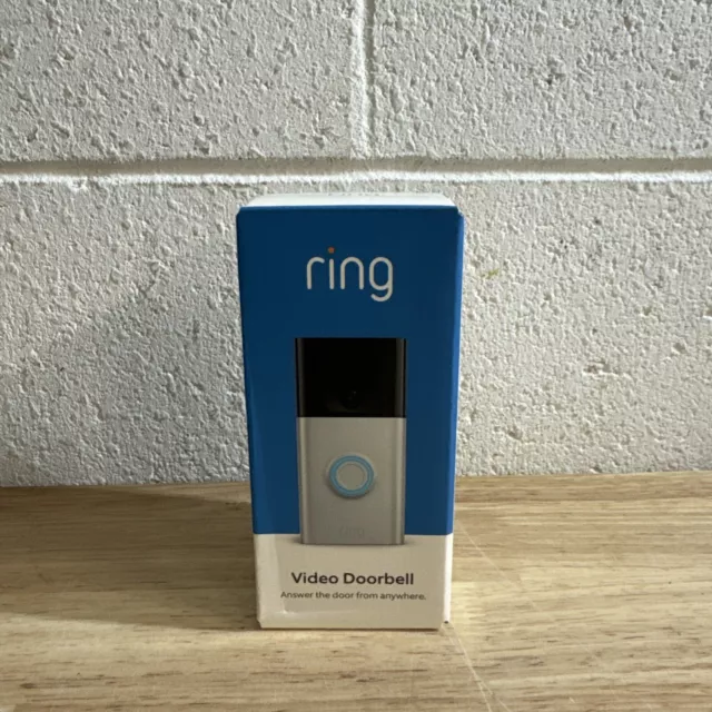 Ring 1080p HD Wi-Fi Video Doorbell - 8VRASZ-SEN0 (Satin Nickel)