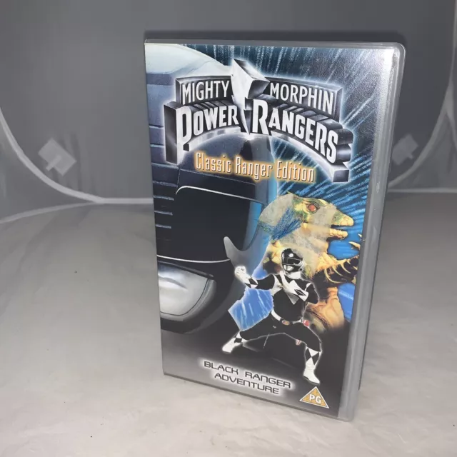 Power Rangers Classic Ranger Black Ranger  VHS Video Tape Q2