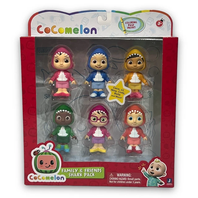 COCOMELON FRIENDS & Family Figure 3" Inch Figures JJ TomTom YoYo Set of ...