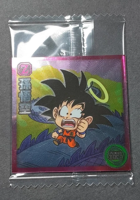 GOKU DRAGONBALL WAFER Sticker Japanese N No.Super1-08 Bandai Japan F/S ...