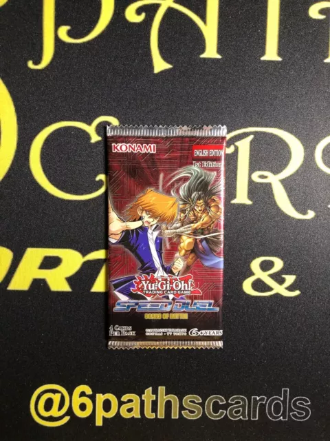 Yugioh Speed Duel Scars Of Battle Booster Pack 1st Edition BRAND NEW SEALED PACK