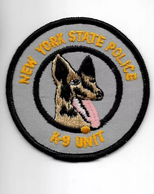 K-9 NEW YORK State Police 90er DHF Hundeführer Polizei Abzeichen TROOPER Patch