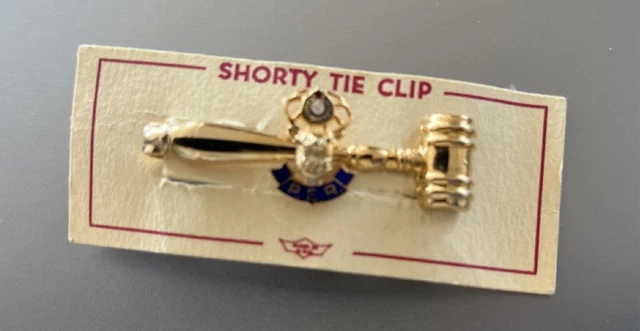 Vintage Elks Club Tie Clip Bar BPOE Klitzner Providence RI