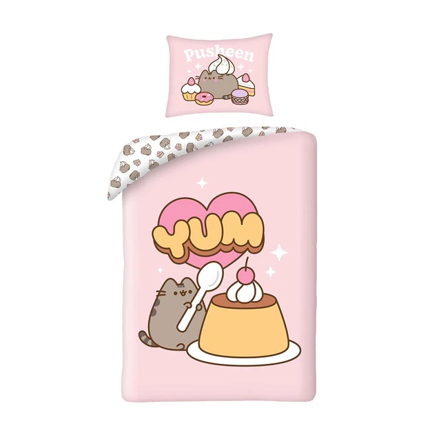 Halantex Pusheen Housse De Couette 140x200 + Taie D'Oreiller