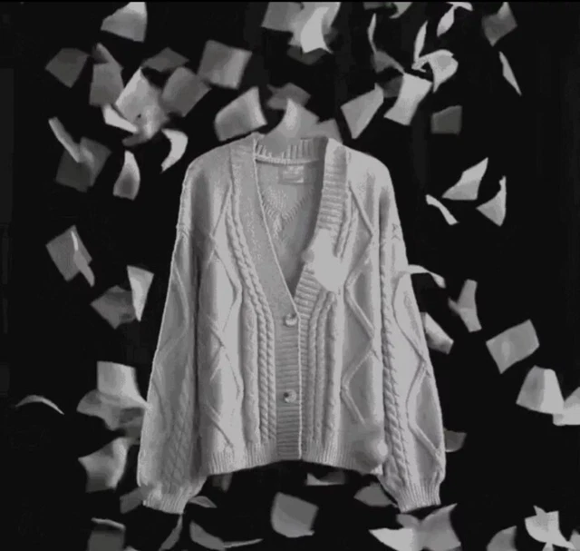 TAYLOR SWIFT THE Tortured Poets Department Gray Cardigan Size XS/S (Pre