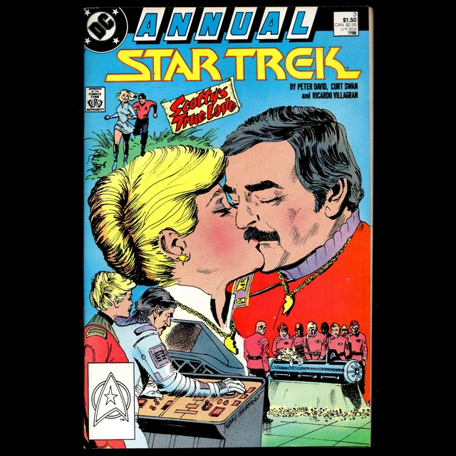 1988 Star Trek Dc Comics Annual #3 Retrospect Curt Swan