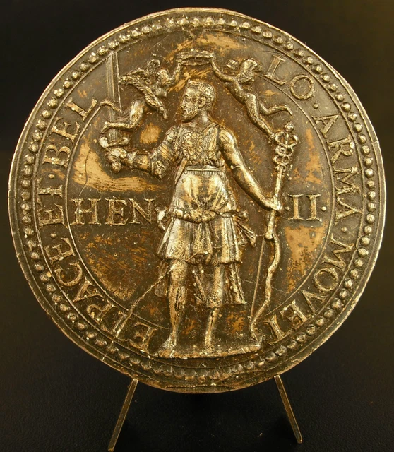 Médaille Française En Étain - Blason Royal (Armes De Navarre ?) - Avant 1800 - TTB