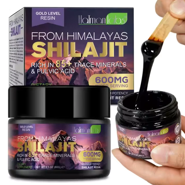 SHILAJIT RESIN, ORIGINAL Himalayan Shilajit 60g - 100% Pure, Immune ...