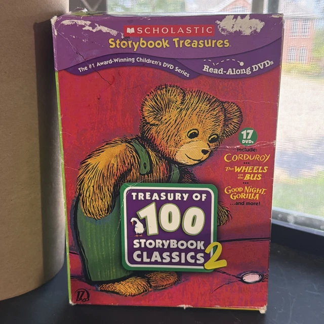 SCHOLASTIC TREASURY OF 100 Storybook Classics 16-DVD Box Set