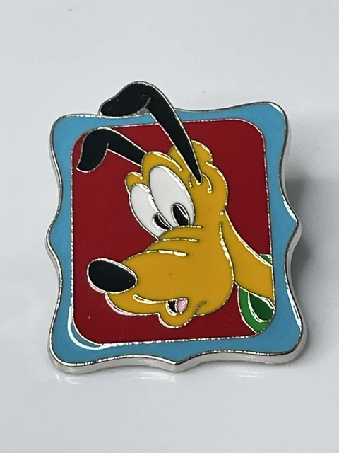 Disney Pluto Framed Photo WDW Parks Pin Trading