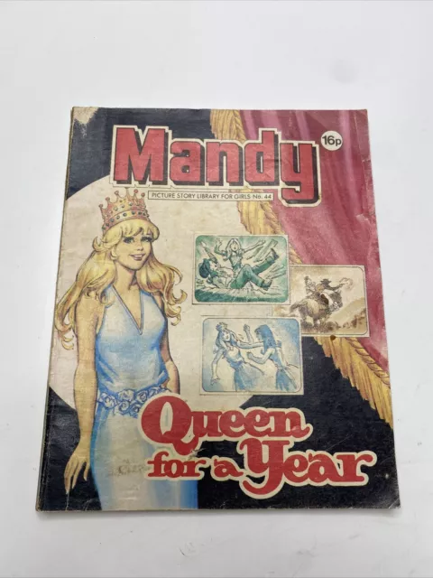 MANDY Picture Story Library For Girls - No 44 - 1981 Vintage Comic / Magazine