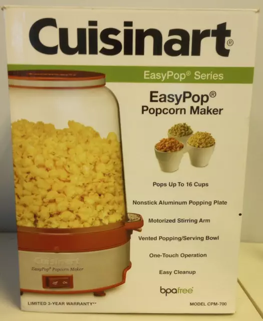 Cuisinart Popcorn Makers EasyPop® Popcorn Maker Brand New