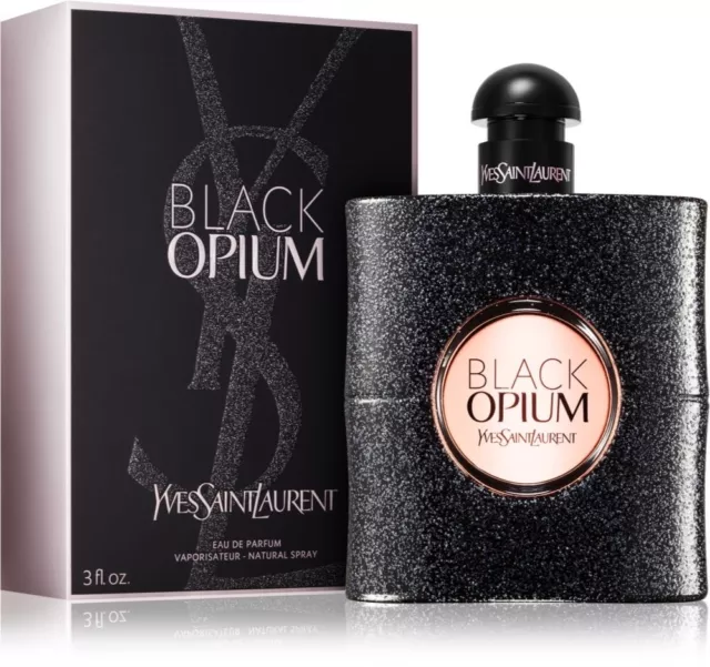 Yves Saint Laurent Black Opium Eau de Parfum 90ml Spray NUOVO -ORIGINALE