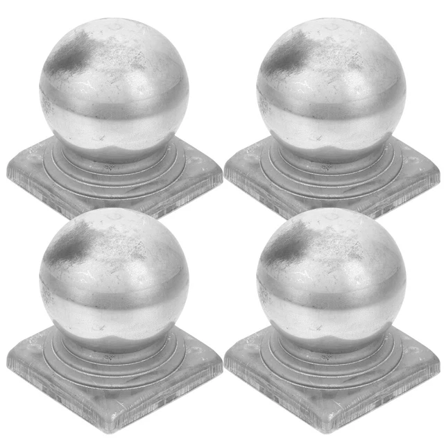4 un. cubiertas decorativas para postes y tapas para postes en forma de bola cubiertas para postes de columna