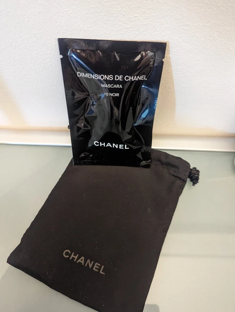 chanel cosmetic small pouch mascara dimensions de chanel sample 1g 0.03 oz