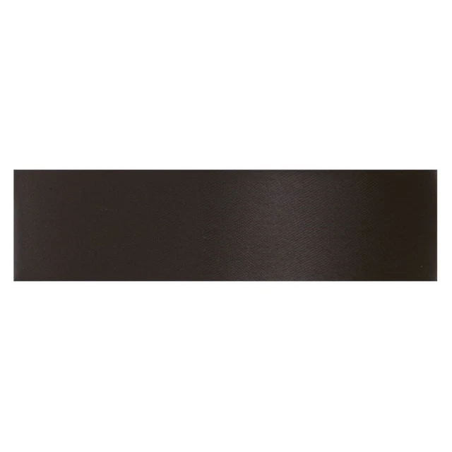 Culpitt BLACK 25mm x 25m Double Faced Satin Ribbon Cake Decoration Bows Craft