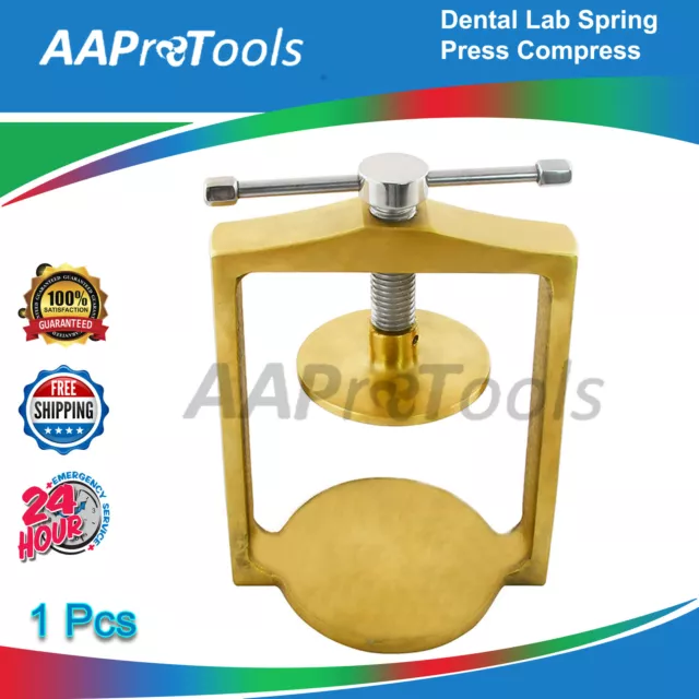 Press Denture Flask Dental Lab Clamp Equipment Brass Dental Flasks Press DN-2306