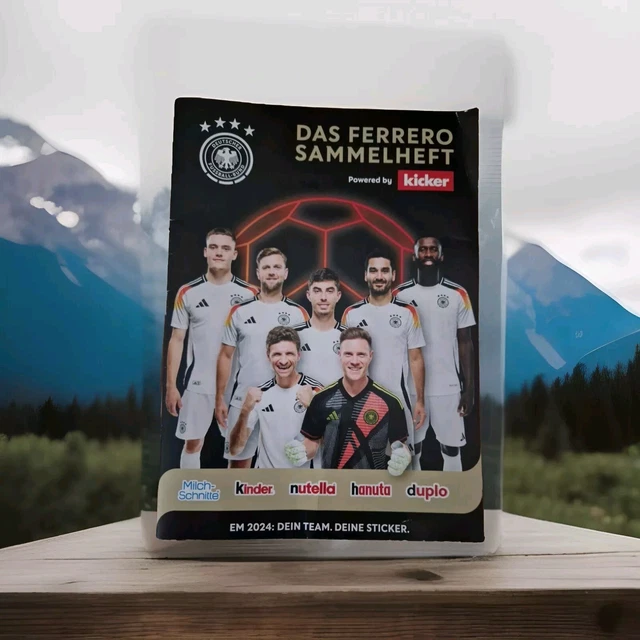 Ferrero Label Sticker DAS FERRERO SAMMELHEFT EM 2024 Sticker-Album Heft Stickeralbum Euro ...